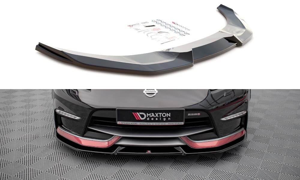 NISSAN 370Z NISMO - MAXTON DESIGN FRONTSPOILER LIPPE V.2 (DTC)
