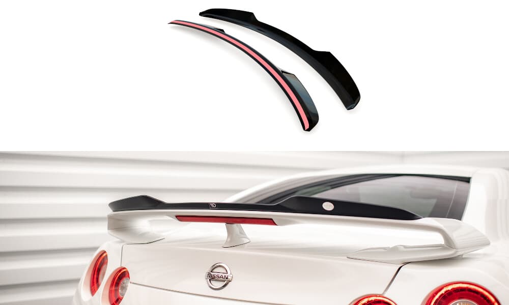 NISSAN GT-R R35 2011+ - MAXTON DESIGN HECK SPOILER AUFSATZ ABRISSKANTE