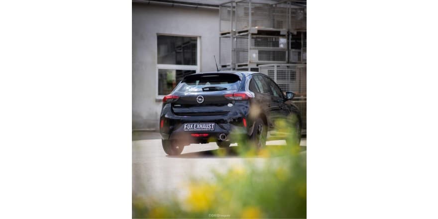 OPEL CORSA F - FOX SPORTAUSPUFF OP035001-293 – Fox