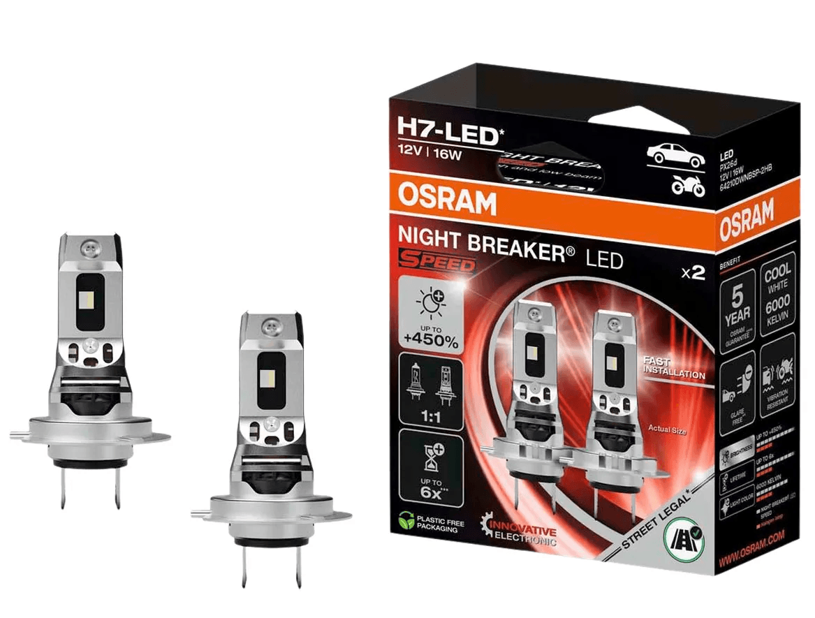 OSRAM NIGHT BREAKER LED SPEED H7 450 % 6000K