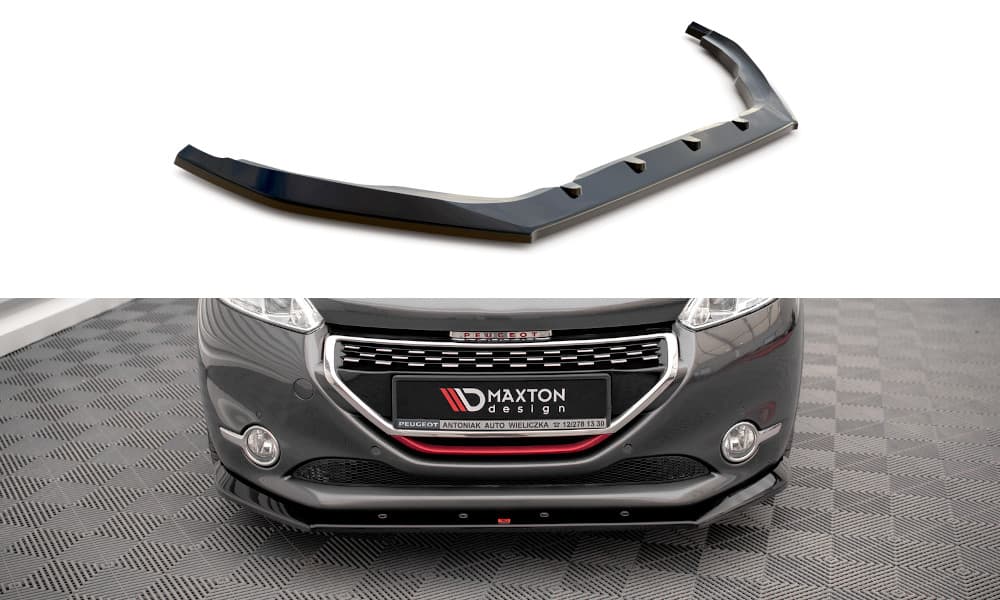 PEUGEOT 208 GTI - MAXTON DESIGN FRONTSPOILER | FRONTLIPPE V.1 – Maxton Design