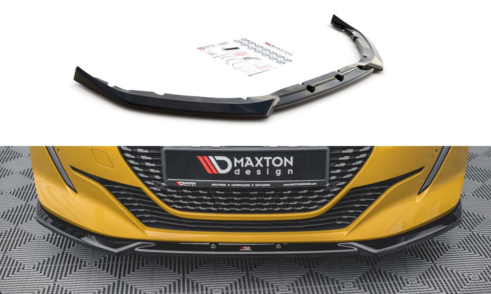 PEUGEOT 208 - MAXTON DESIGN FRONTSPOILER | FRONTLIPPE V.2 – Maxton Design