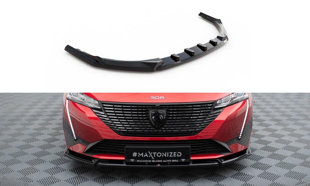 PEUGEOT 308 - MAXTON DESIGN FRONTSPOILER | FRONTLIPPE V.2 – Maxton Design