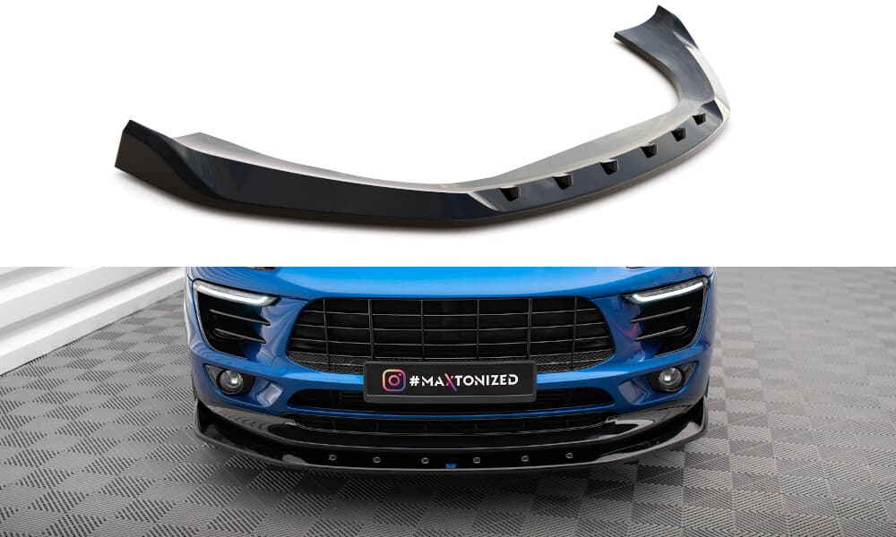 PORSCHE MACAN 2014+ - MAXTON DESIGN FRONTSPOILER LIPPE V.1 – Maxton Design