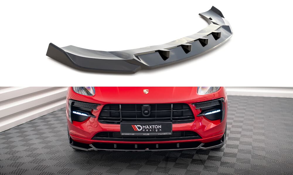 PORSCHE MACAN 2019+ - MAXTON DESIGN FRONTSPOILER LIPPE V.1 – Maxton Design