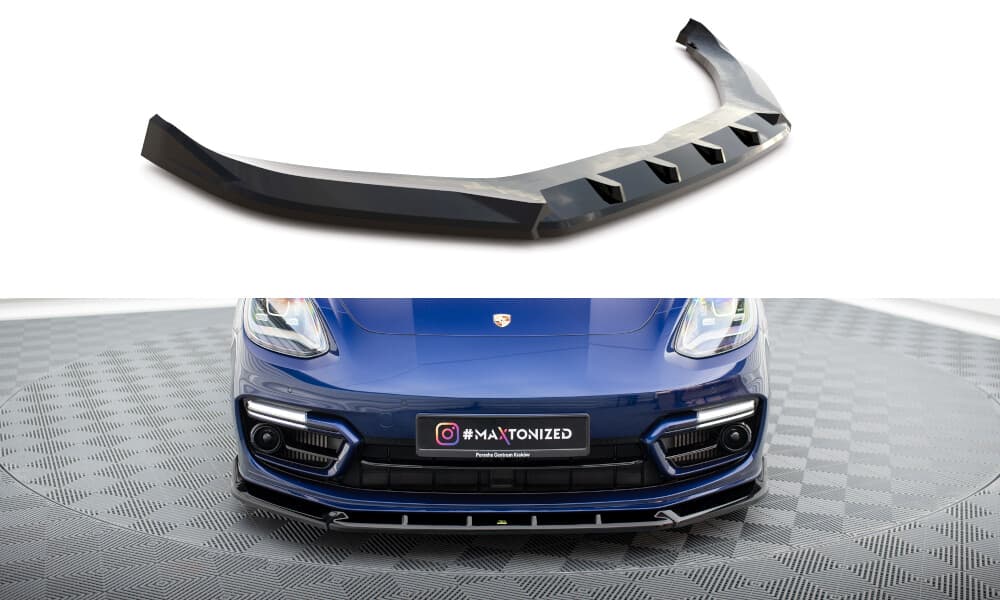 PORSCHE PANAMERA 2020+ - MAXTON DESIGN FRONTSPOILER LIPPE V.2 – Maxton Design