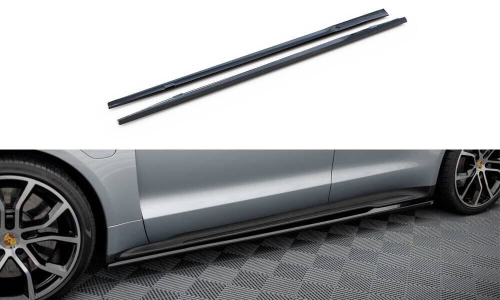 PORSCHE TAYCAN - MAXTON DESIGN SEITENSCHWELLER ANSATZ – Maxton Design