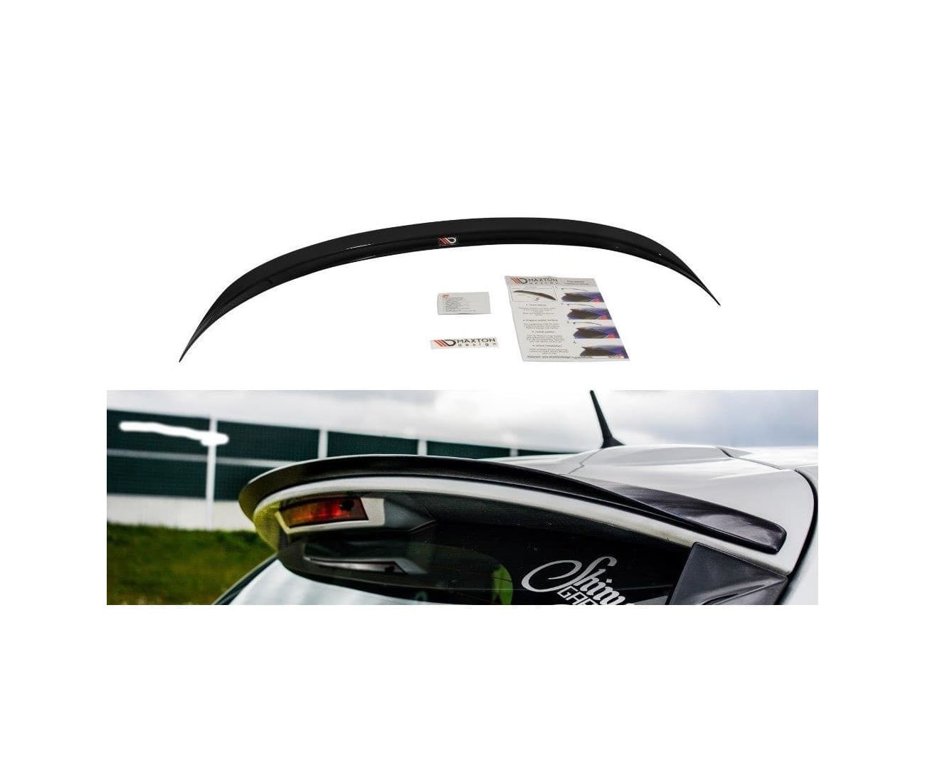 RENAULT CLIO 4 - MAXTON DESIGN DACHSPOILER LIPPE ABRISSKANTE – Maxton Design
