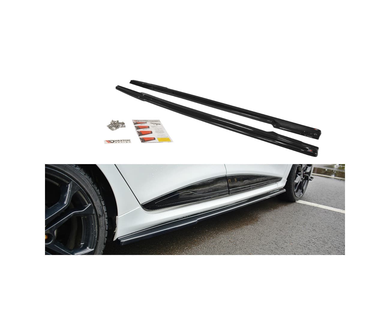 RENAULT CLIO 4 RS - MAXTON DESIGN SEITENSCHWELLER CUP LEISTEN ANSATZ – Maxton Design