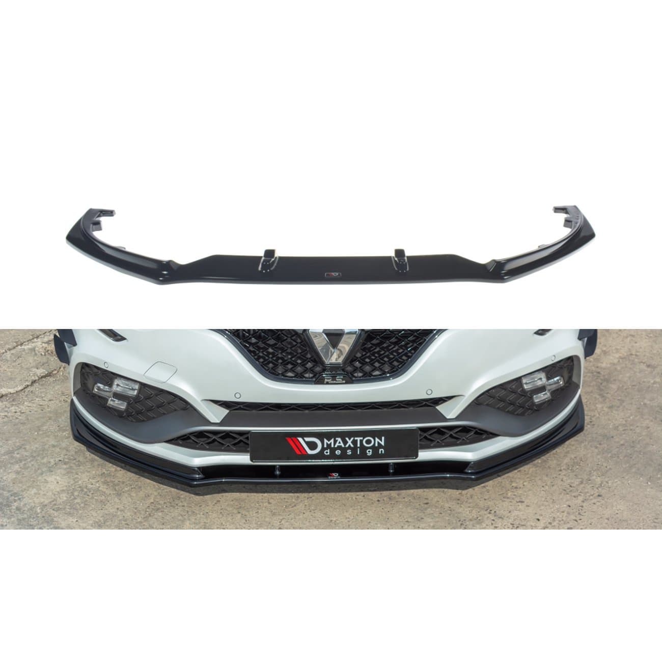 RENAULT MEGANE RS - MAXTON DESIGN FRONTSPOILER | FRONTLIPPE V.1 (DTC) – Maxton Design