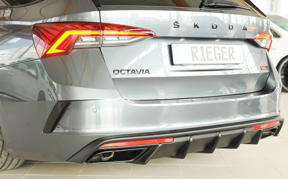SKODA OCTAVIA RS - RIEGER TUNING HECK DIFFUSOR ANSATZ – Rieger