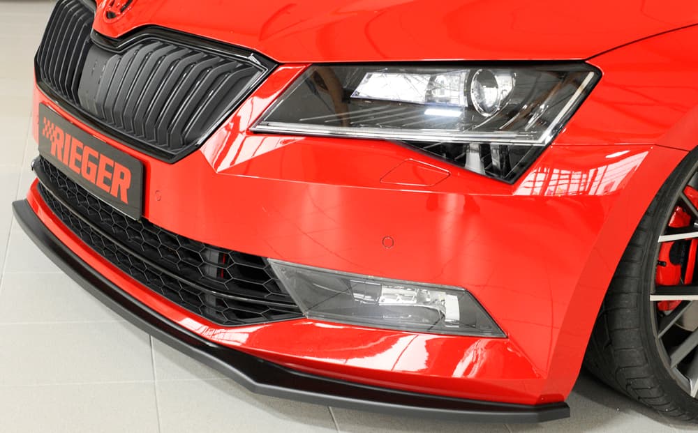 SKODA SUPERB - RIEGER FRONT SPOILER / LIPPE