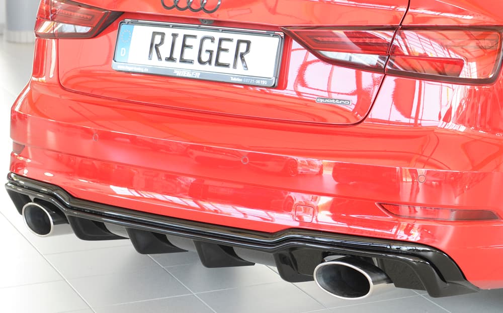 AUDI A3 FACELIFT - RIEGER HECK DIFFUSOR O-O