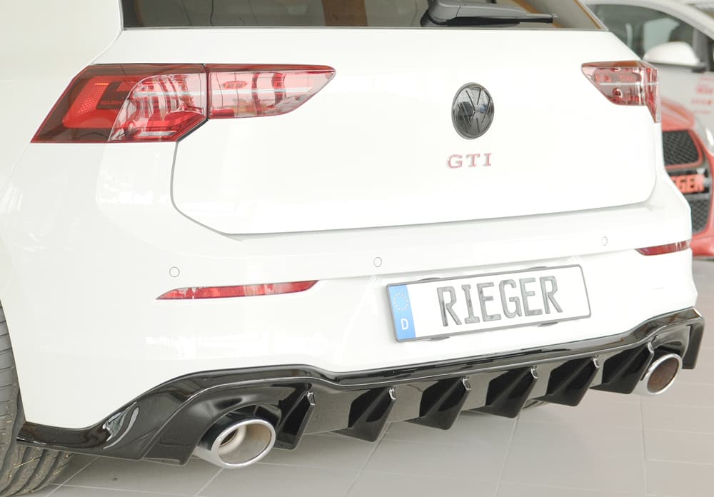 VW GOLF 8 GTI CLUBSPORT - RIEGER HECK ANSATZ DIFFUSOR