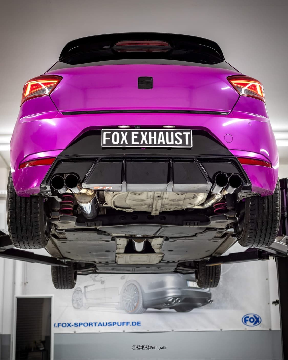 SEAT IBIZA - FOX DUPLEX SPORT AUSPUFF – Fox