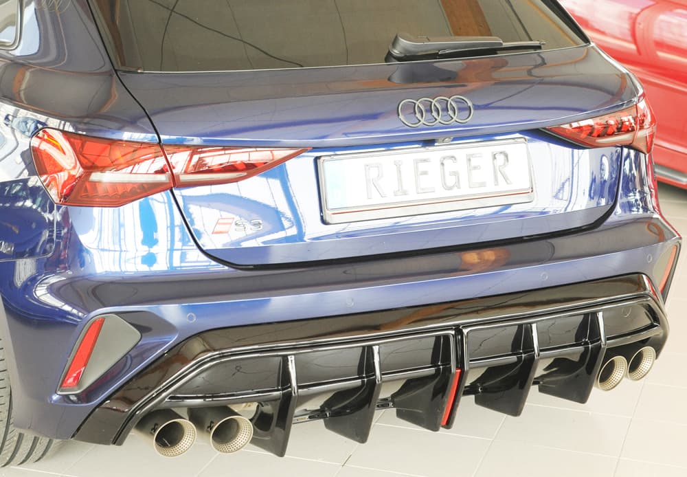 AUDI A3 S-LINE 2024+ - RIEGER HECK DIFFUSOR 00088423 OO-OO – Rieger