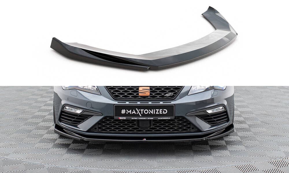 SEAT LEON CUPRA FACELIFT - MAXTON DESIGN FRONTLIPPE SPOILER V.5 (DTC) – Maxton Design