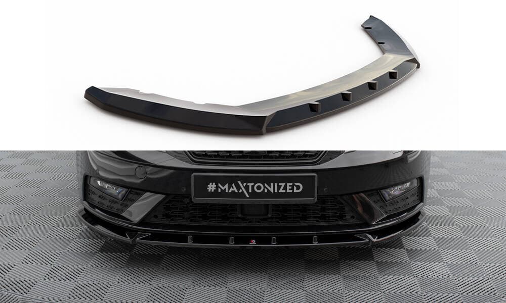 SEAT LEON FACELIFT - MAXTON DESIGN FRONTLIPPE SPOILER V.1 – Maxton Design