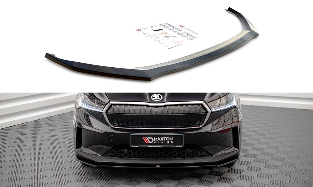 SKODA ENYAQ - MAXTON DESIGN FRONTSPOILER LIPPE V.1 – Maxton Design