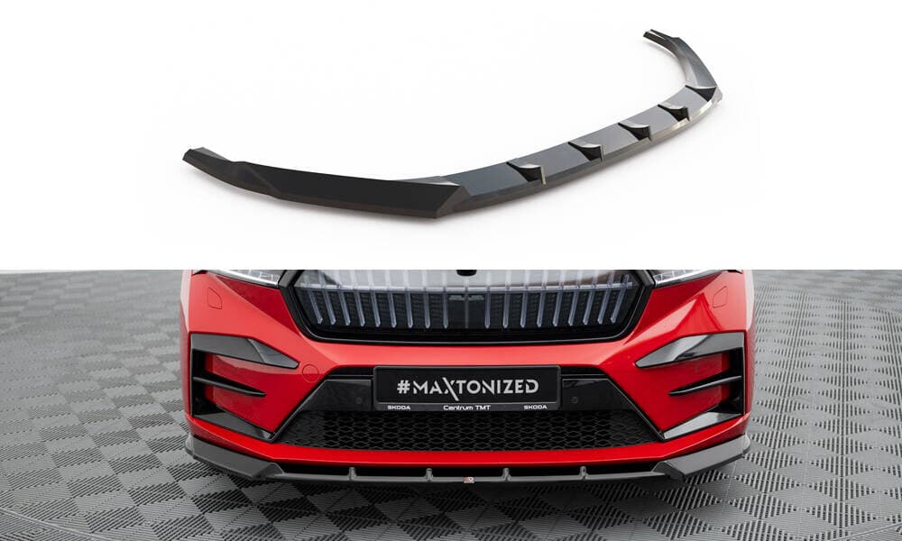 SKODA ENYAQ COUPE RS - MAXTON DESIGN FRONTSPOILER LIPPE V.1 – Maxton Design
