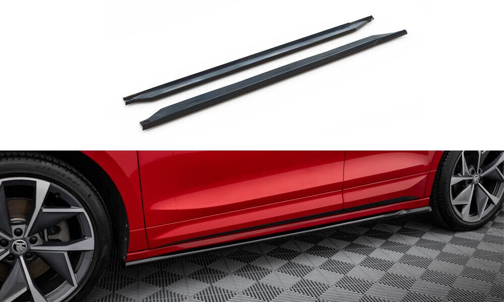 SKODA ENYAQ COUPE RS - MAXTON DESIGN SEITENSCHWELLER ANSATZ RACING – Maxton Design