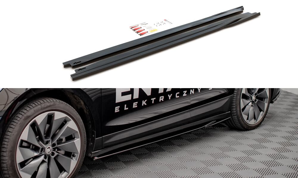 SKODA ENYAQ - MAXTON DESIGN SEITENSCHWELLER ANSATZ RACING – Maxton Design
