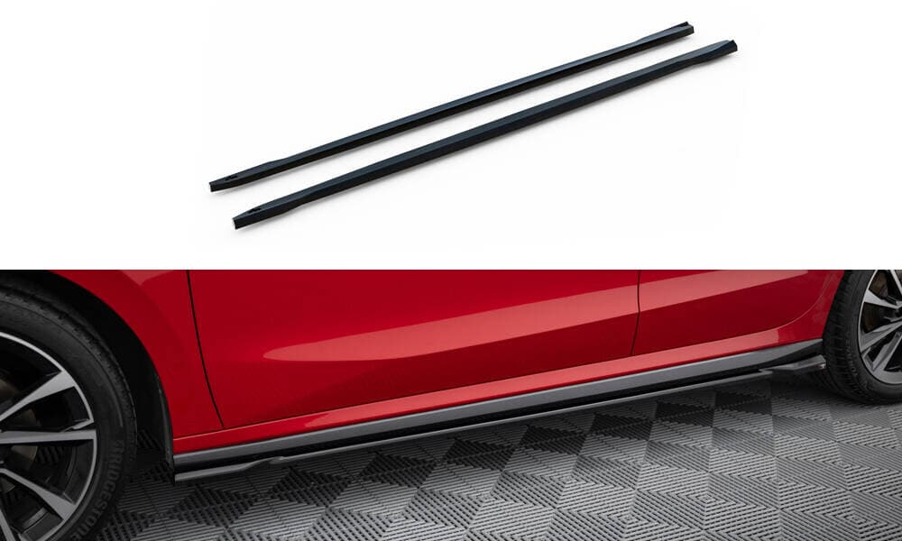 SKODA FABIA MONTE CARLO - MAXTON DESIGN SEITENSCHWELLER ANSATZ RACING – Maxton Design