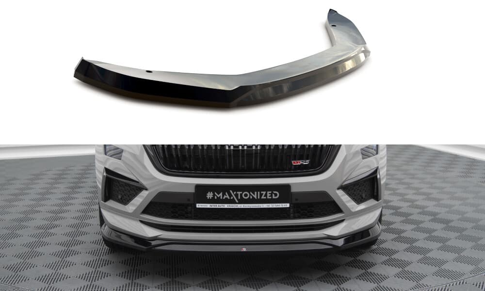 SKODA KODIAQ RS - MAXTON DESIGN FRONTSPOILER | CUPSPOILERLIPPE V.2 – Maxton Design