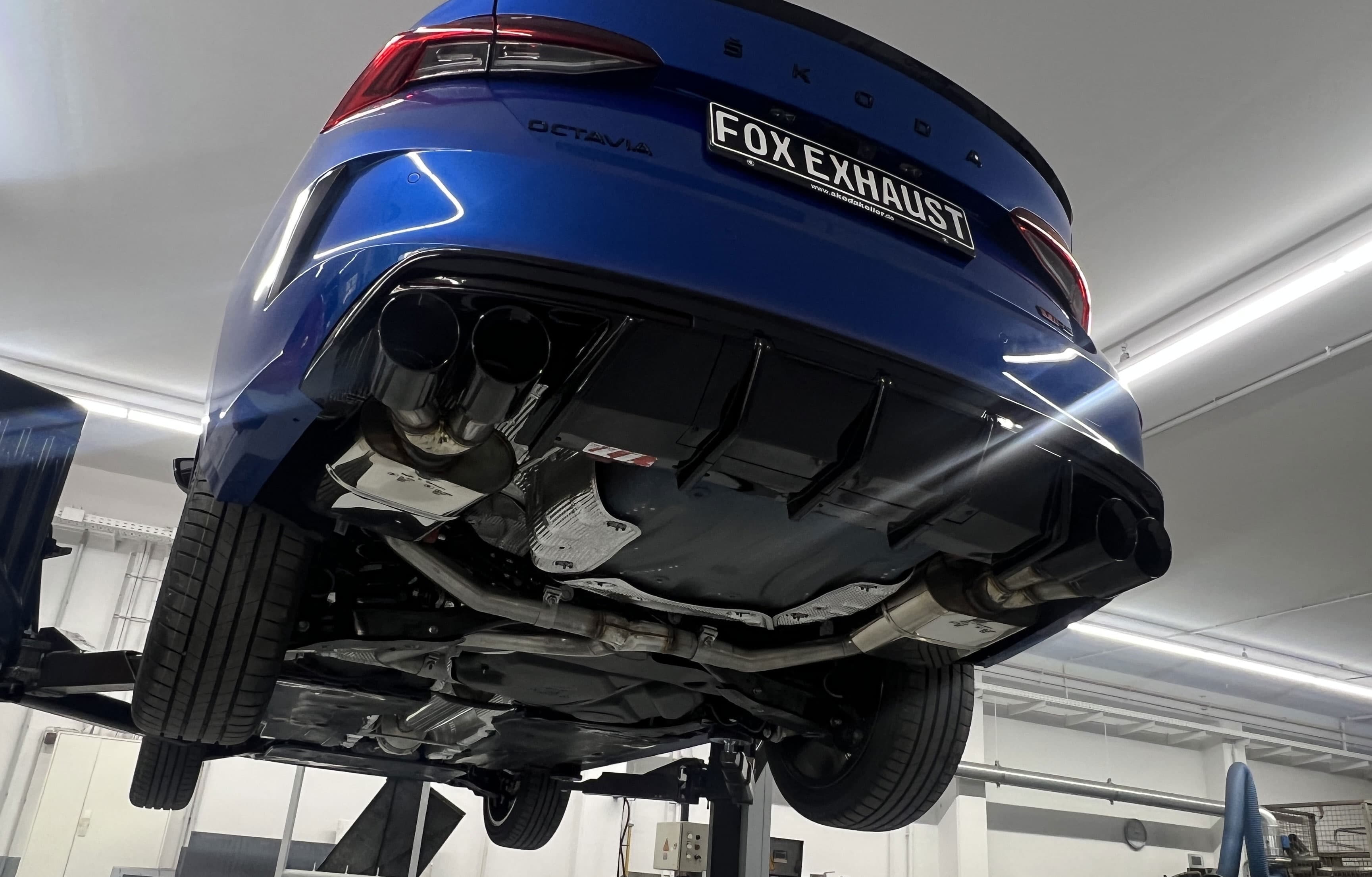 SKODA OCTAVIA RS - FOX DUPLEX SPORTAUSPUFF – Fox