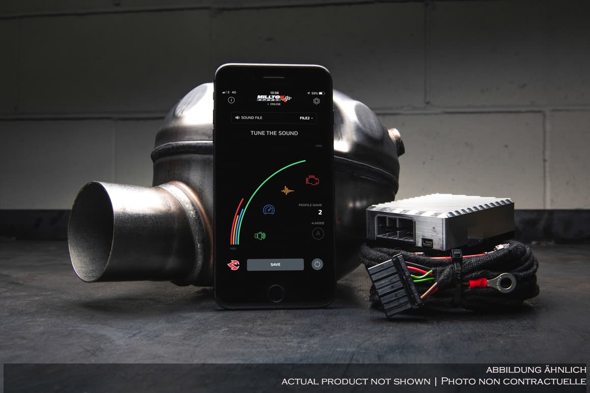 AUDI Q7 MILLTEK ACTIVE SOUND CONTROL SINGE SOUND GENERATOR