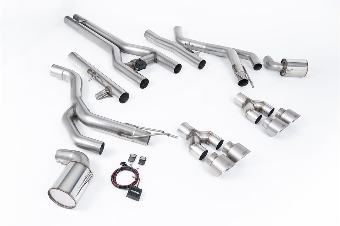 DODGE CHALLENGER - MILLTEK DUPLEX SPORTAUSPUFF ANLAGE / FRONT PIPE-BACK ANLAGE