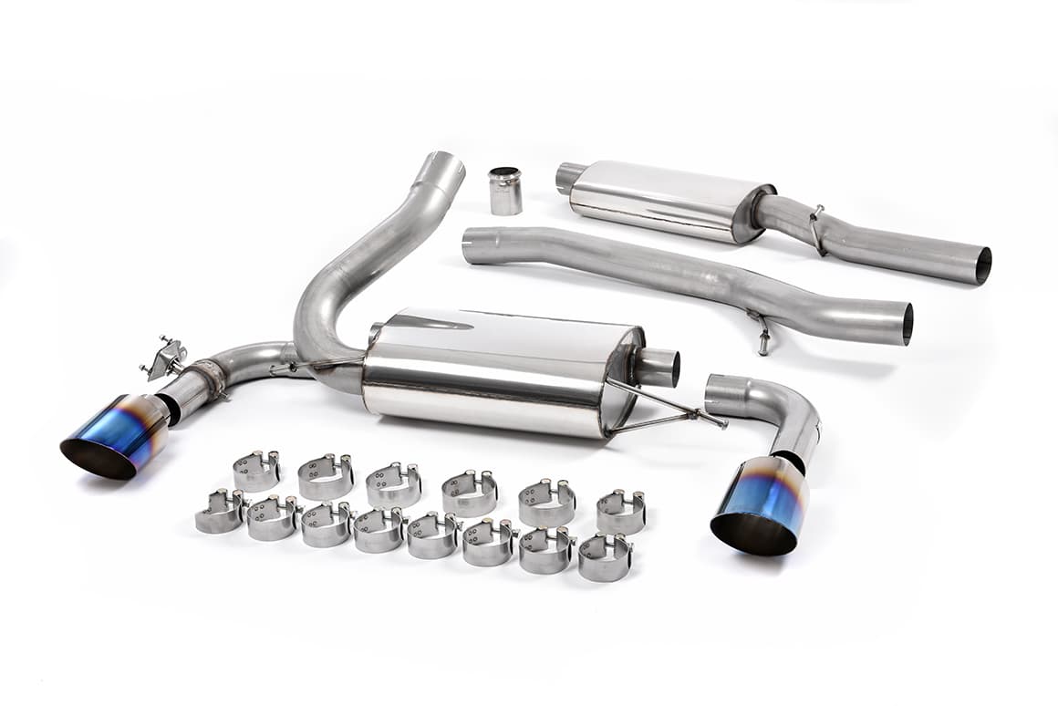 FORD FOCUS RS - MILLTEK DUPLEX SPORT AUSPUFF ANLAGE AB KAT – Milltek