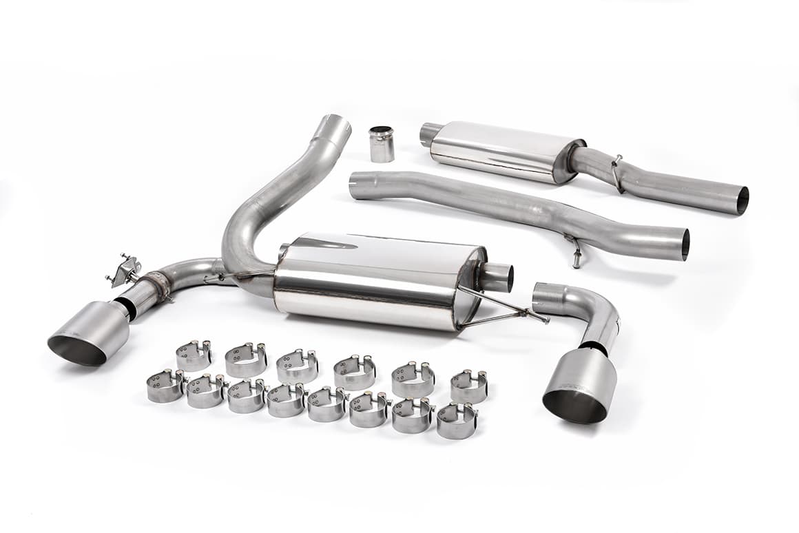 FORD FOCUS RS - MILLTEK DUPLEX SPORT AUSPUFF ANLAGE AB KAT – Milltek