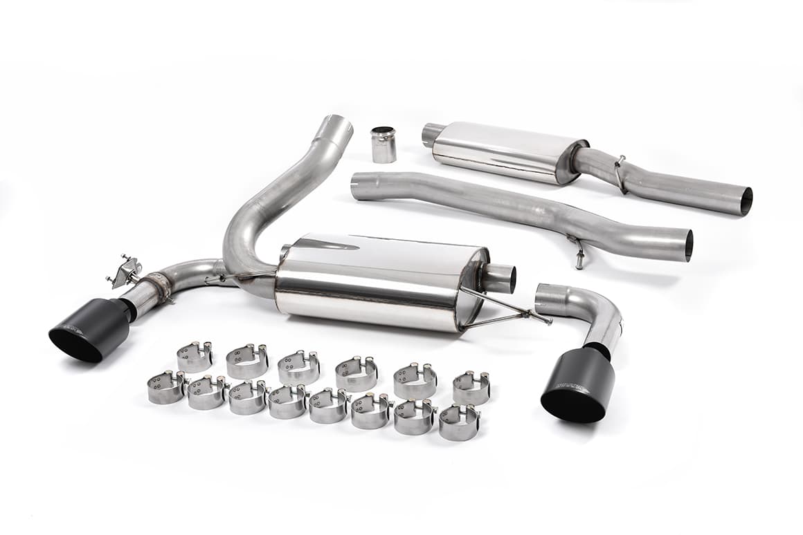 FORD FOCUS RS - MILLTEK DUPLEX SPORT AUSPUFF ANLAGE AB KAT – Milltek