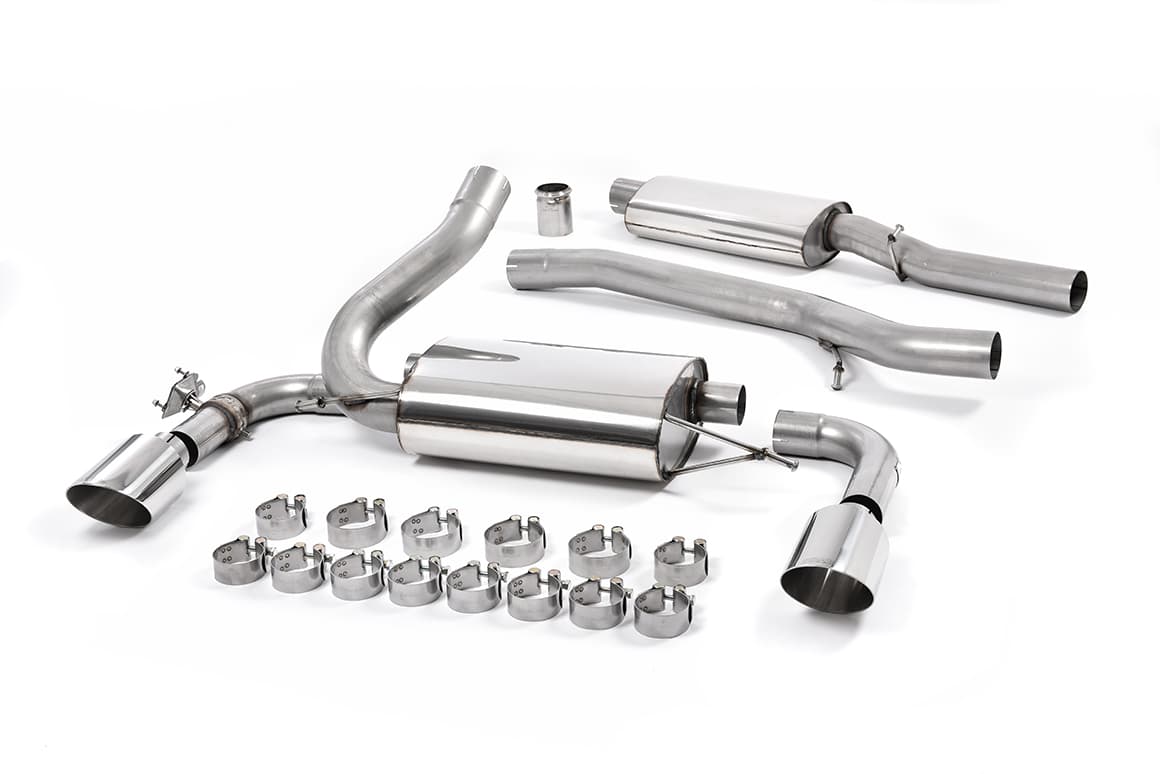 FORD FOCUS RS - MILLTEK DUPLEX SPORT AUSPUFF ANLAGE AB KAT – Milltek