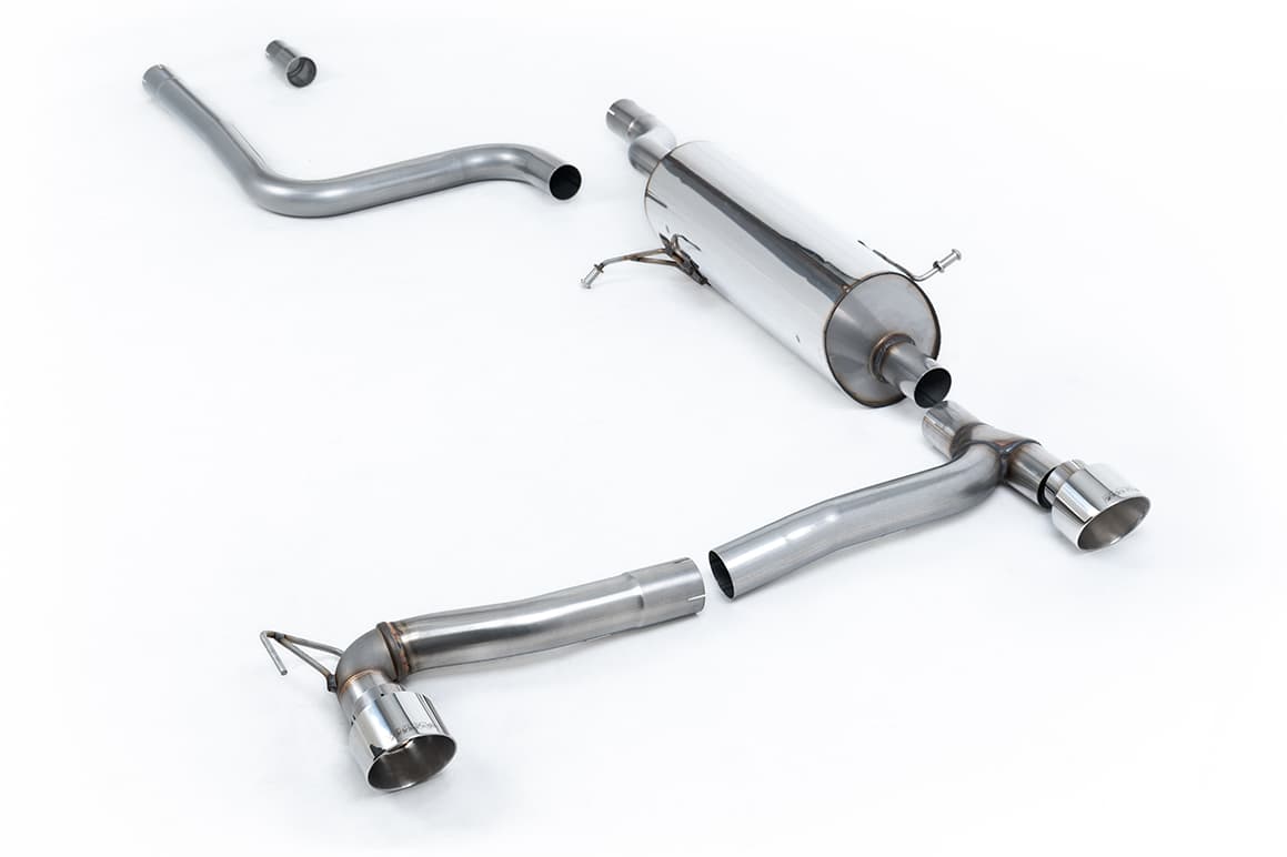 FORD FIESTA ST-LINE - MILLTEK DUPLEX SPORT AUSPUFF ANLAGE AB OPF & MAXTON DESIGN DIFFUSOR – Milltek