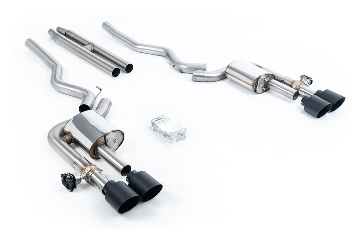 FORD MUSTANG DARK HORSE 5.0l V8 - MILLTEK DUPLEX AUSPUFF ANLAGE AB KAT – Milltek