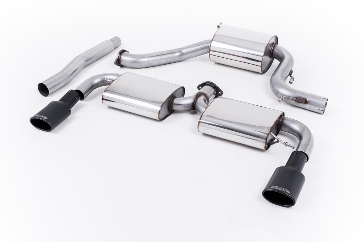 VW SCIROCCO R - MILLTEK DUPLEX AUSPUFF ANLAGE AB KAT