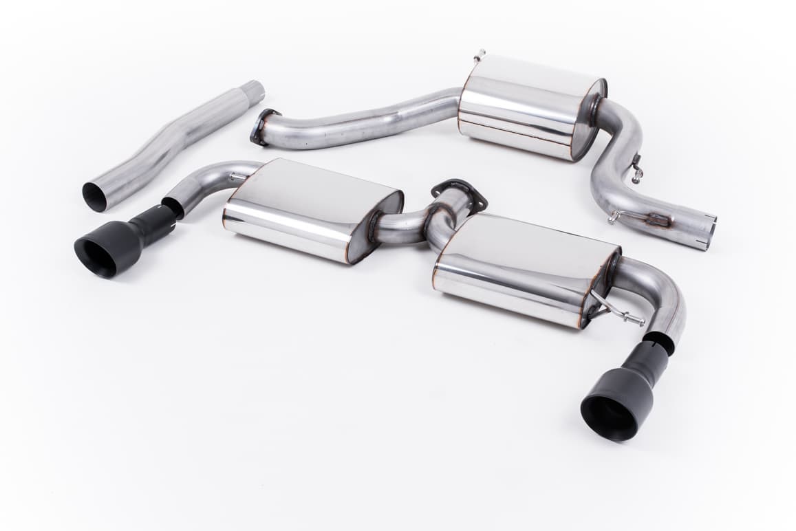 VW SCIROCCO R - MILLTEK DUPLEX AUSPUFF ANLAGE AB KAT