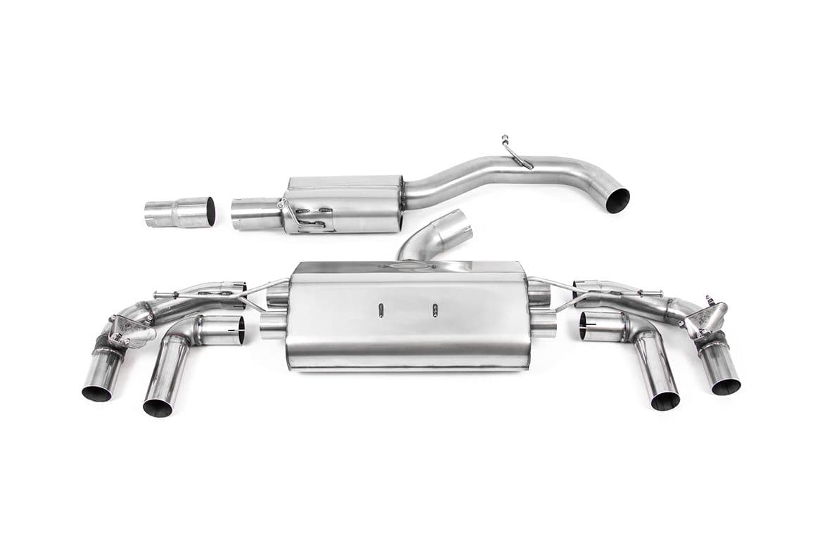 VW GOLF 8.5 R - MILLTEK DUPLEX SPORTAUSPUFF ANLAGE Ø 80MM – Milltek