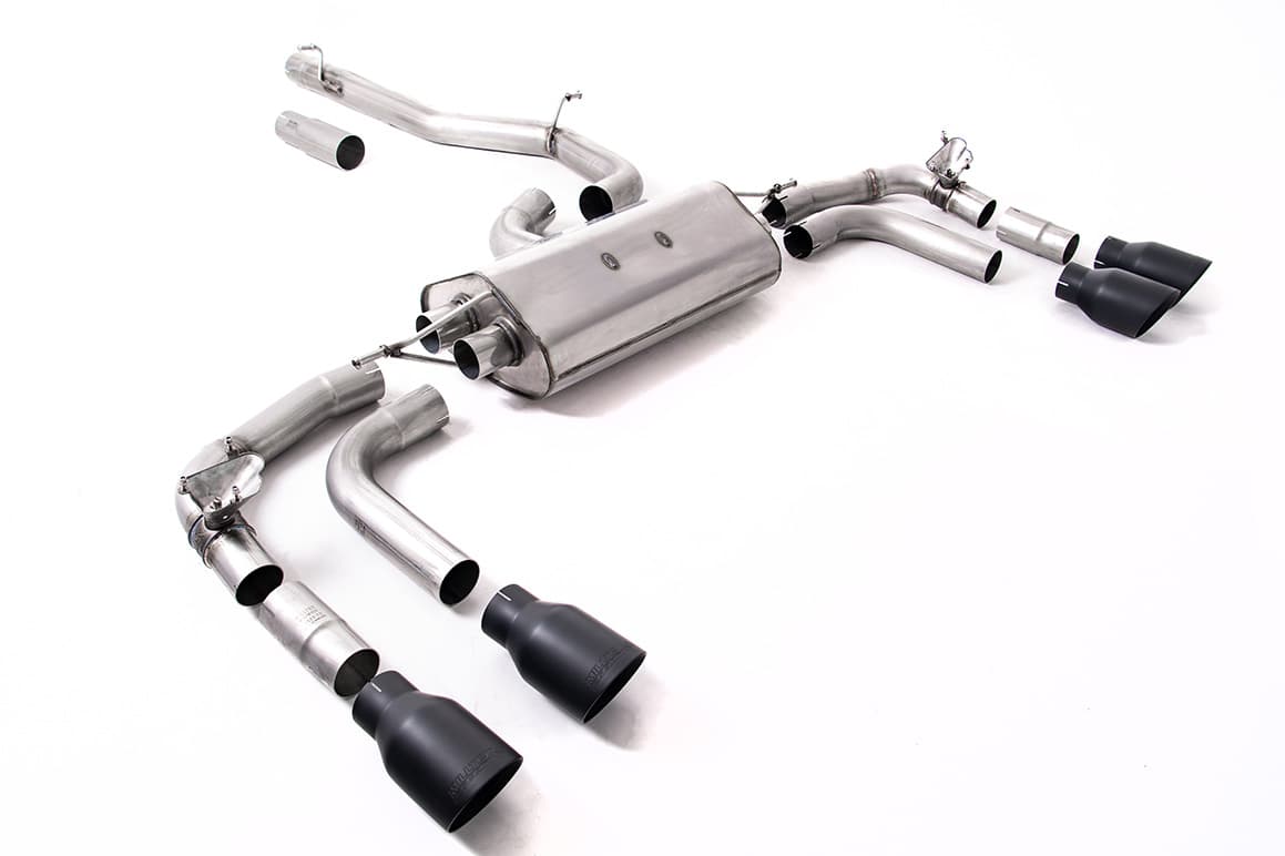 VW TIGUAN R - MILLTEK DUPLEX SPORTAUSPUFF ANLAGE AB OPF – Milltek