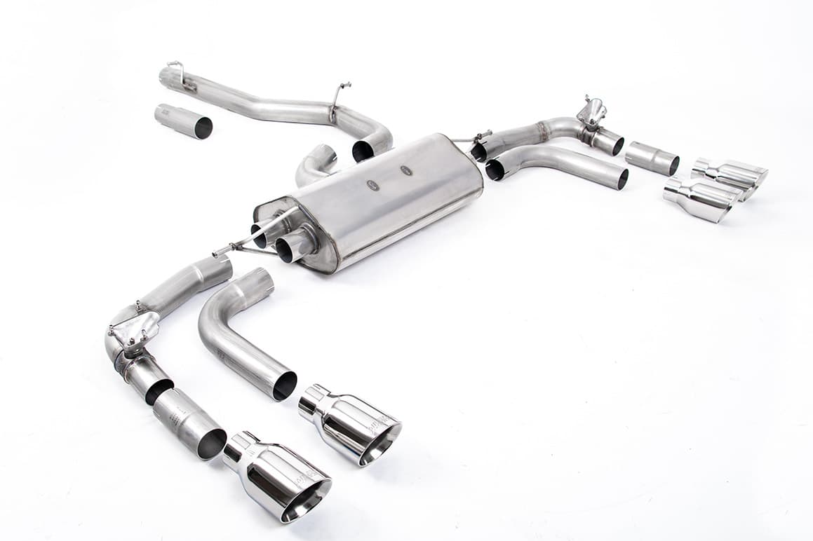 VW TIGUAN R - MILLTEK DUPLEX SPORTAUSPUFF ANLAGE AB OPF – Milltek