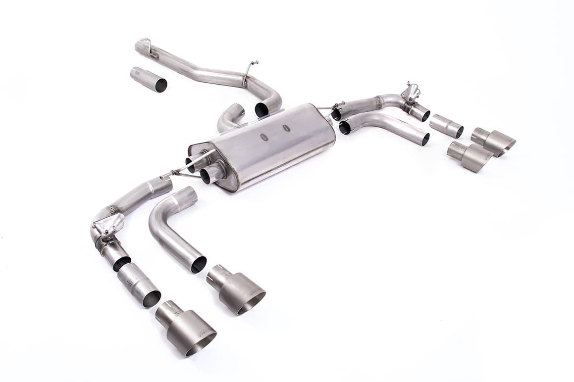VW TIGUAN R - MILLTEK DUPLEX SPORTAUSPUFF ANLAGE AB OPF – Milltek