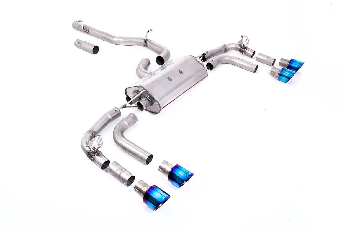 VW TIGUAN R - MILLTEK DUPLEX SPORTAUSPUFF ANLAGE AB OPF – Milltek