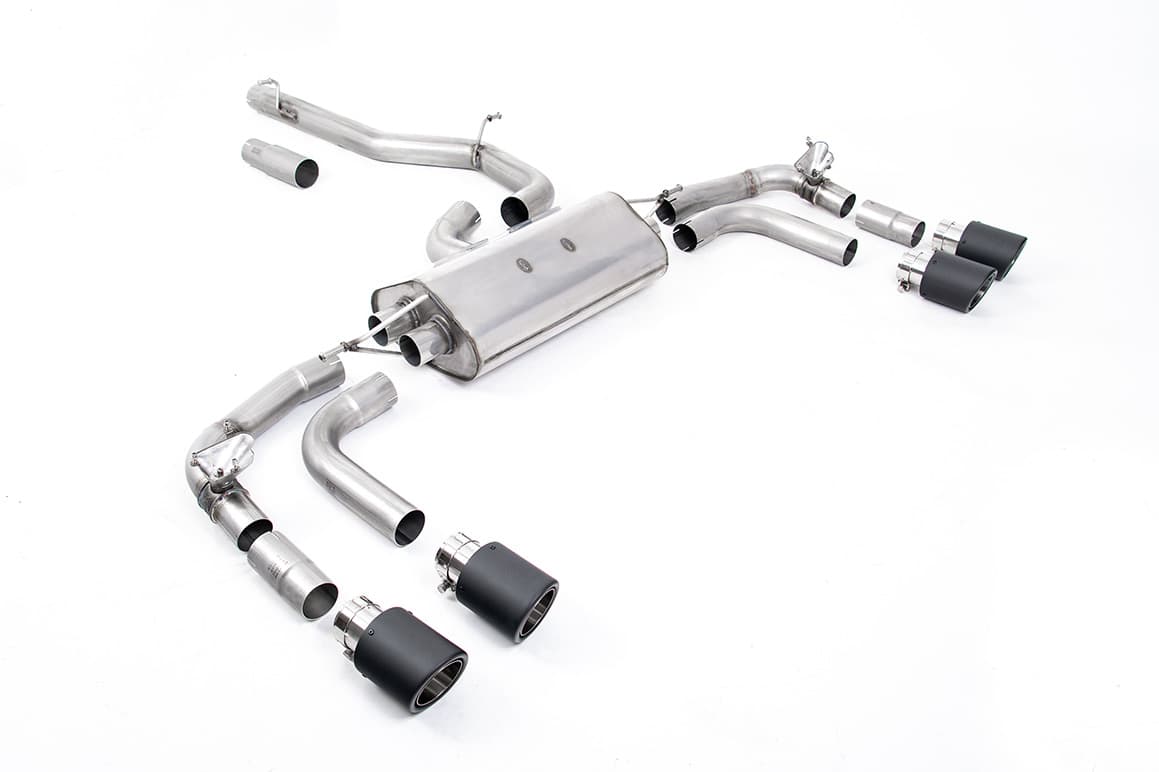 VW TIGUAN R - MILLTEK DUPLEX SPORTAUSPUFF ANLAGE AB OPF – Milltek