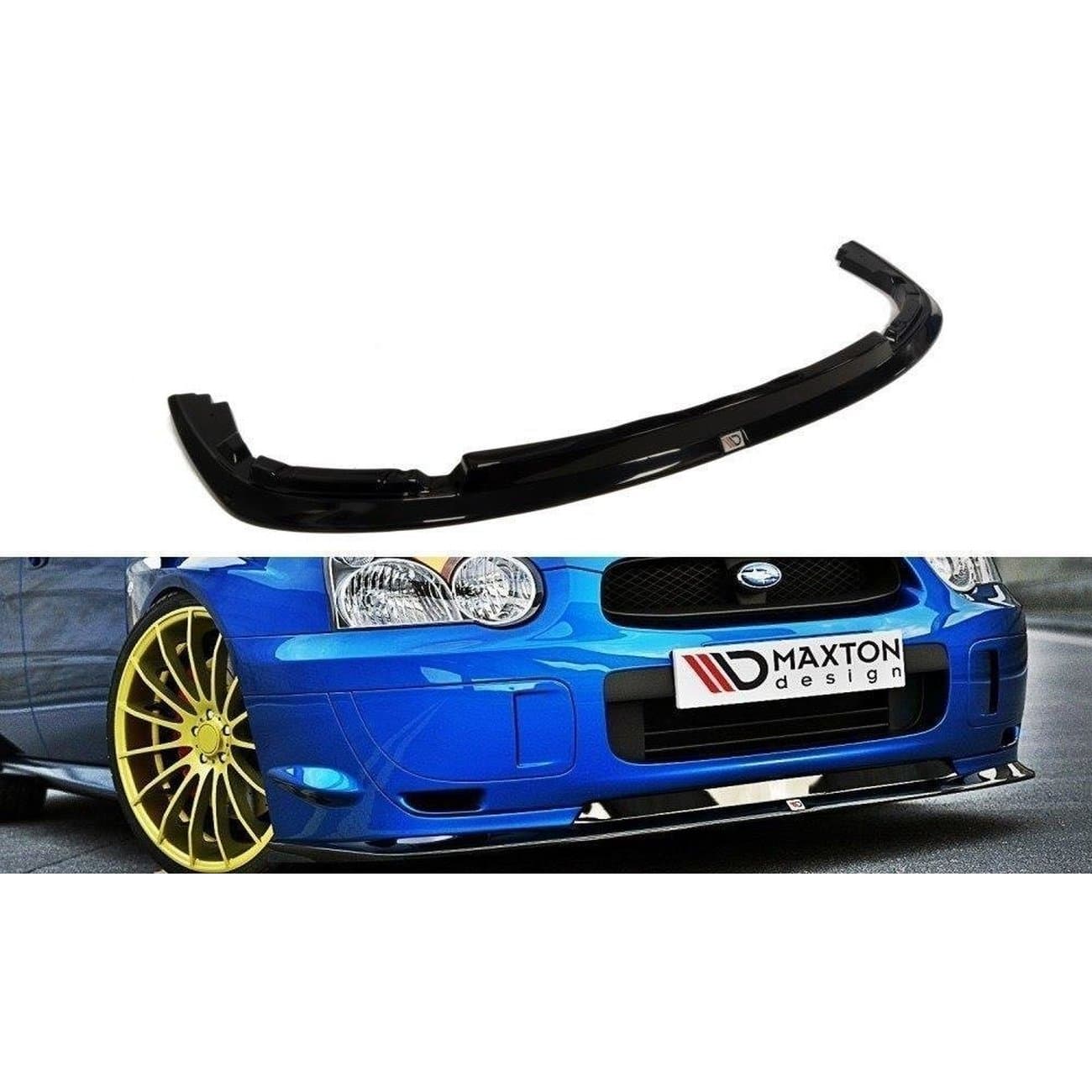 SUBARU IMPREZA II WRX STI - MAXTON DESIGN FRONTSPOILER | FRONTLIPPE