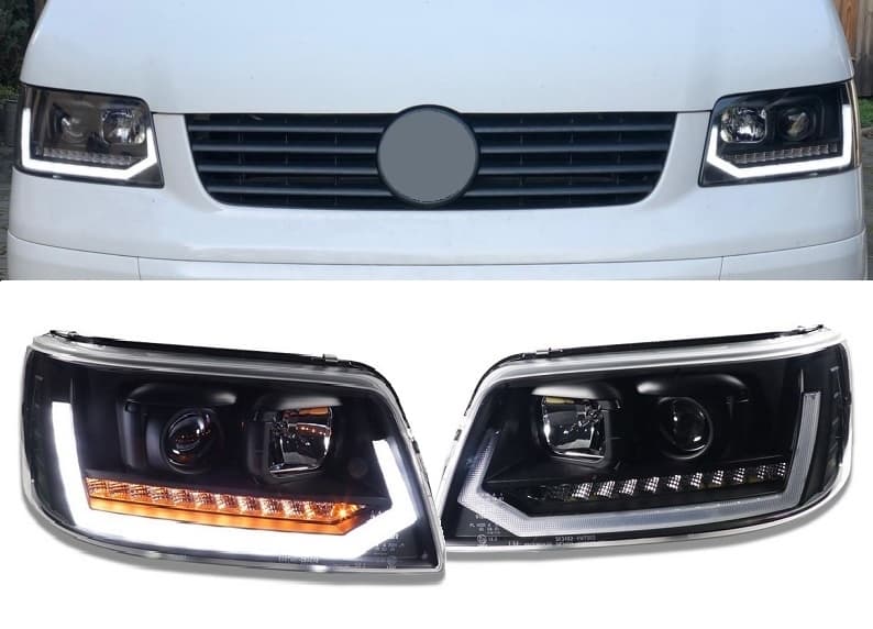 VW T5 MULTIVAN - FULL LED TAGFAHRLICHT SCHEINWERFER (DYNAMIC)