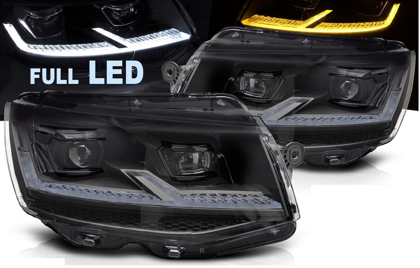 VW T6 - FULL LED TAGFAHRLICHT SCHEINWERFER T6.1 OPTIK V.6 (DYNAMIC)