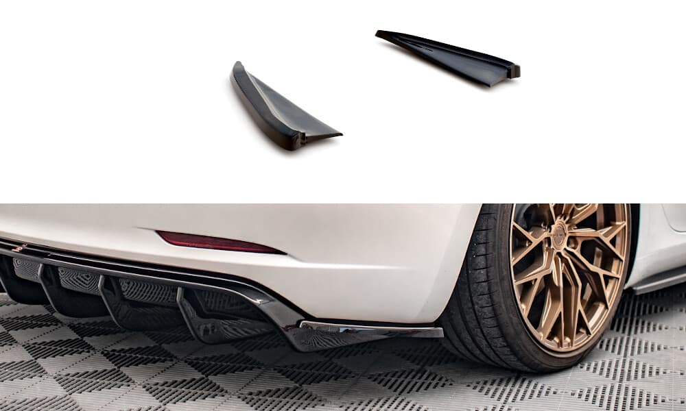 TESLA MODEL 3 - MAXTON DESIGN HECK SEITENFLAPS SIDE SPLITTER