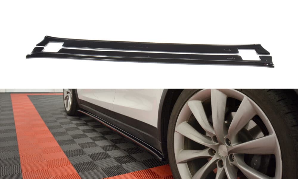TESLA MODEL X - MAXTON DESIGN SEITENSCHWELLER ANSATZ